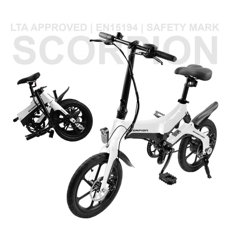 Scorpion Electric Bike | LTA Approved | EN15194 | Safety Mark