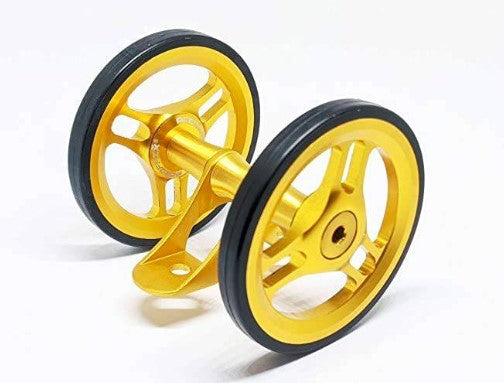 Double mudguard wheels 3 spokes for brompton