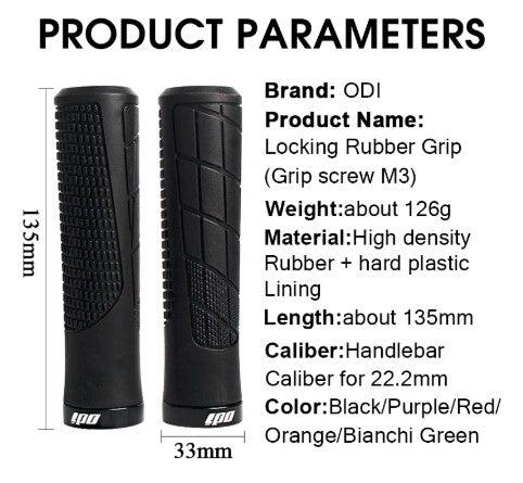 ODI bikeHandlebar Grips High Quality Mountain Bike Grips Non-slip Mtb Cuffs Shock Absorption