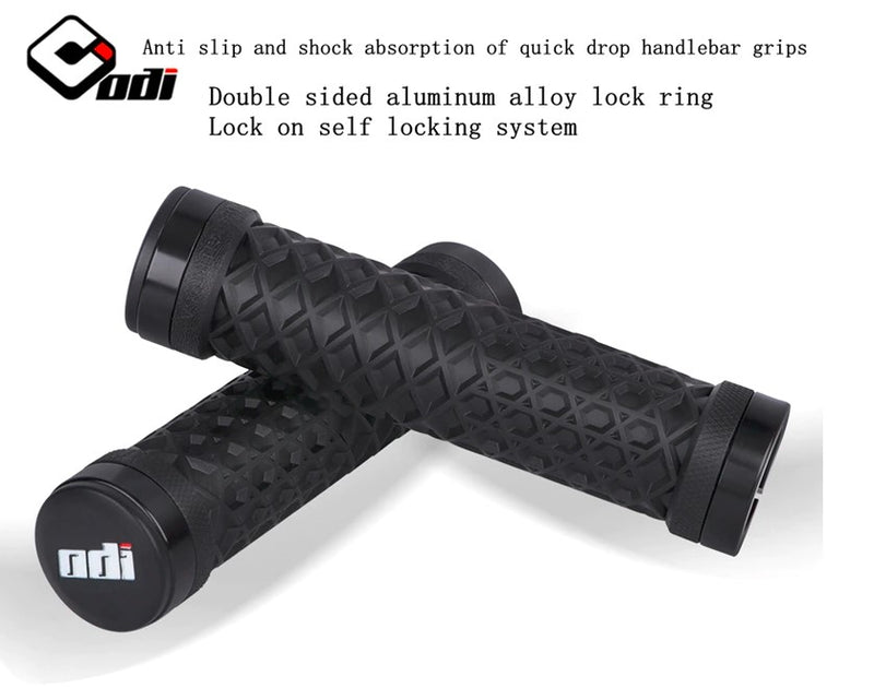 Odi Bicycle Handlebar Grips Lock-On Anti-slip Shock absorption MTB double Lock ring