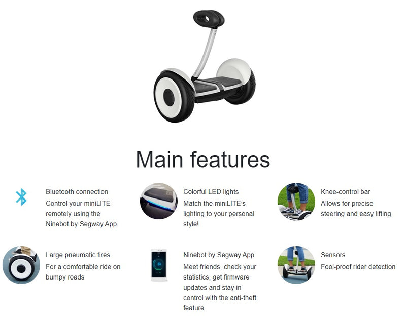 ★LOWEST PRICE GUARANTEED★ Segway MiniLite Self-Balancing Hoverboard export set