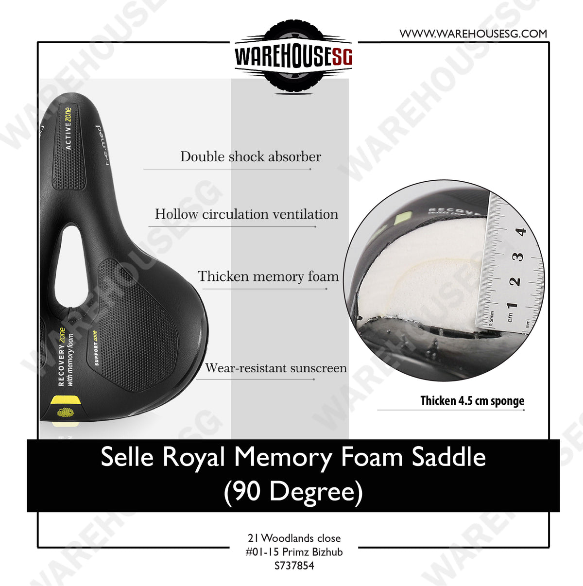 Selle royal memory foam saddle online