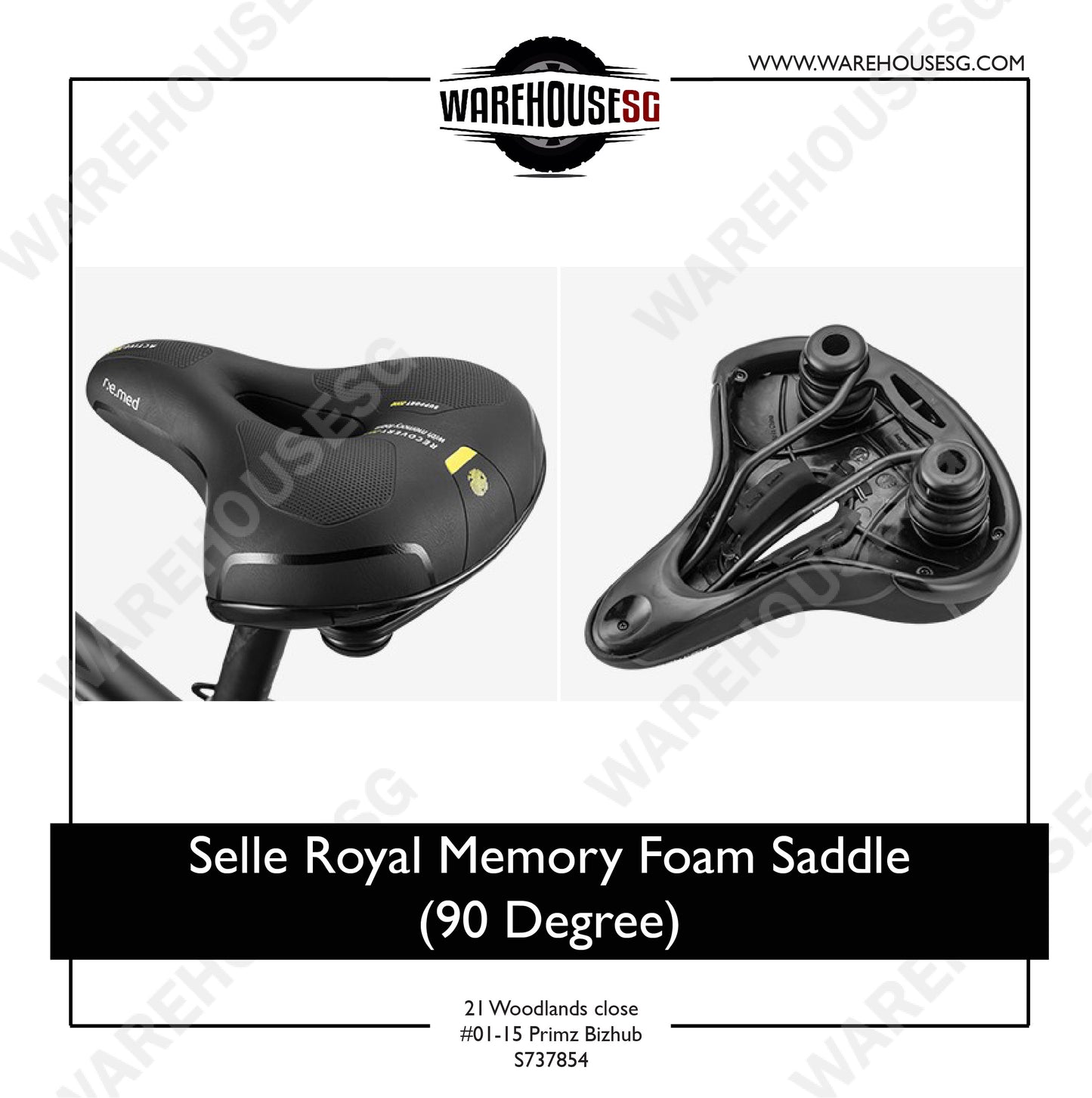(Have Logo) SELLE ROYAL Hollow Memory Sponge Cushion Saddle