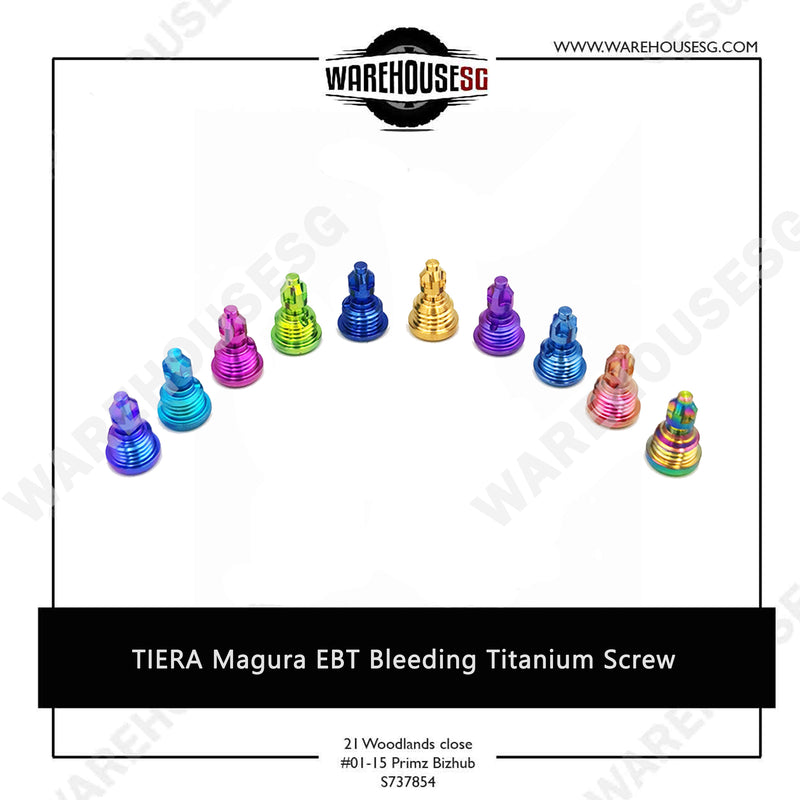 TIERA Magura EBT Lever Bleeding Titanium Screw