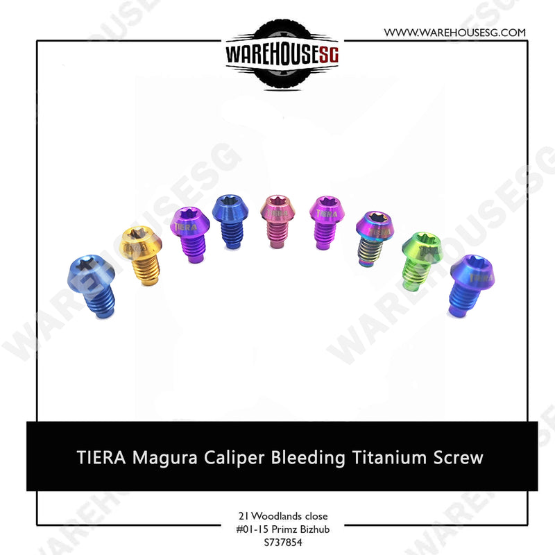 TIERA Magura Caliper Bleeding Titanium Screw