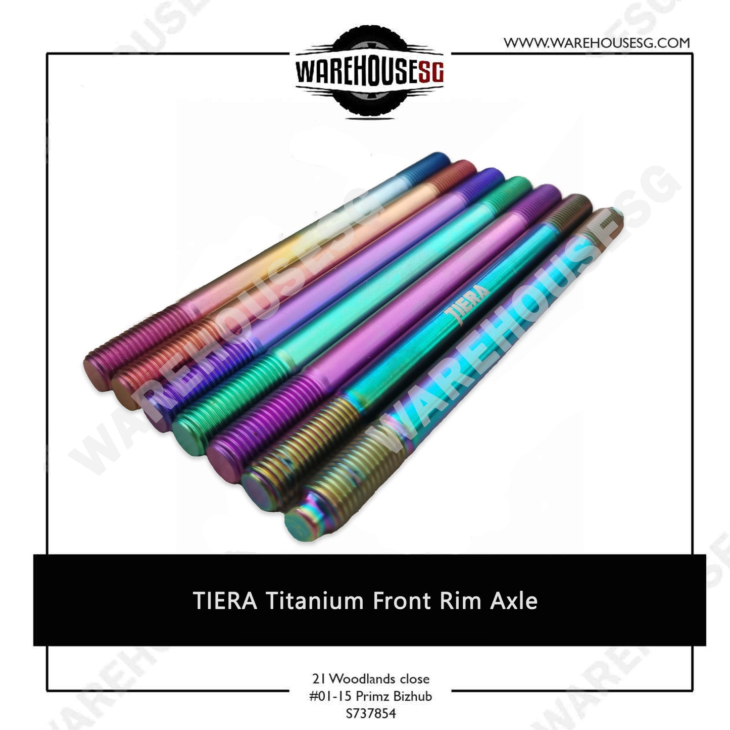 Titanium Foot Peg Shaft Footrest Axle