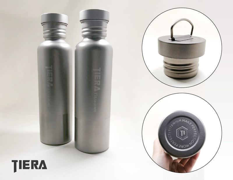 TIERA Titanium Bicycle Water Bottle