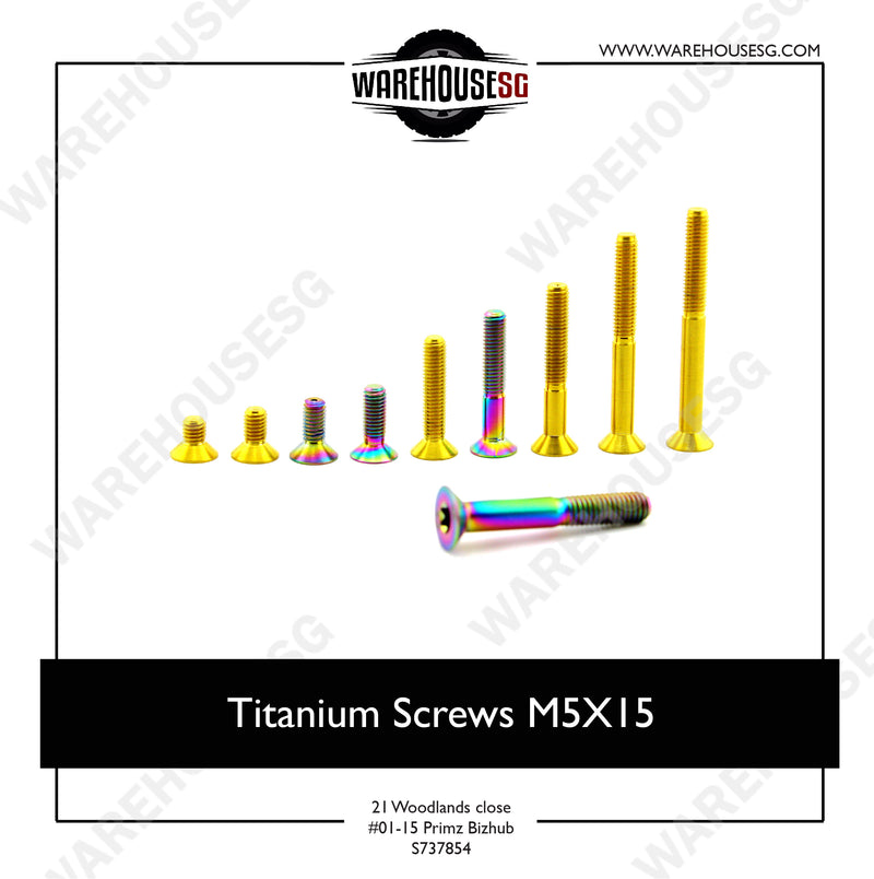 Titanium Screws M5X15