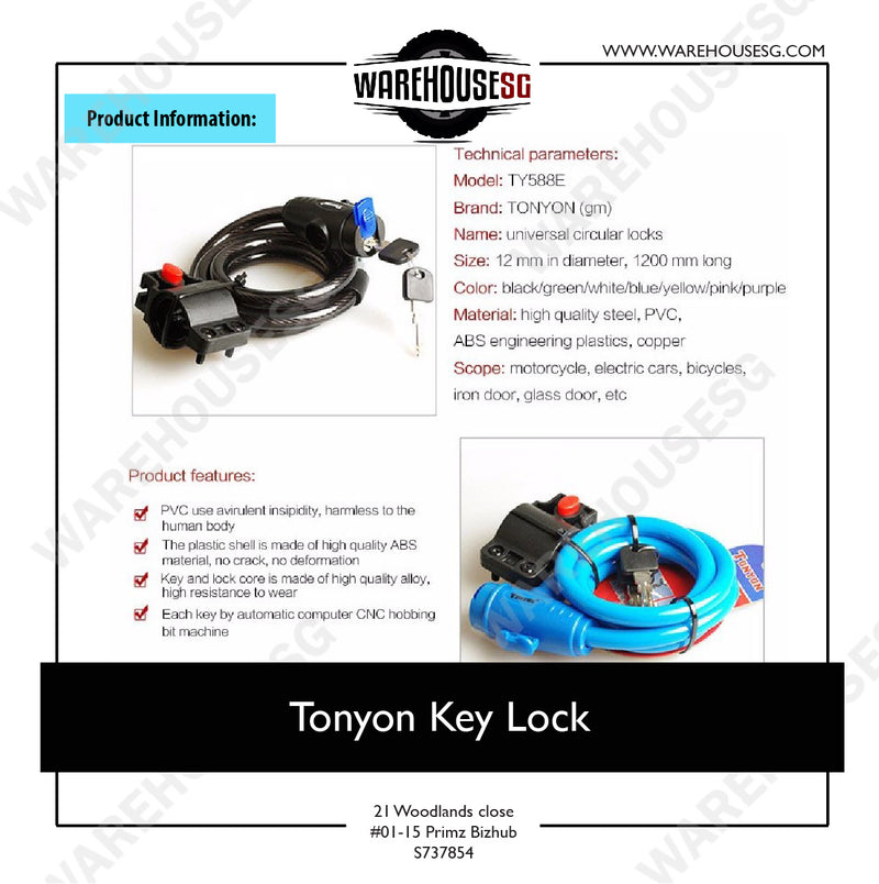 Tonyon Key Lock