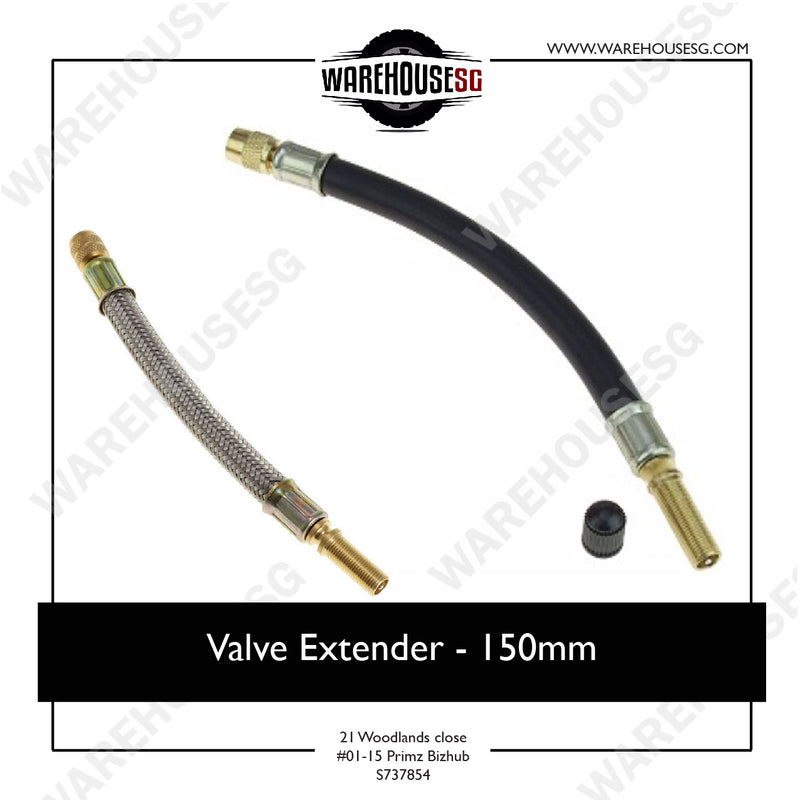 Valve Extender  - Black / Silver