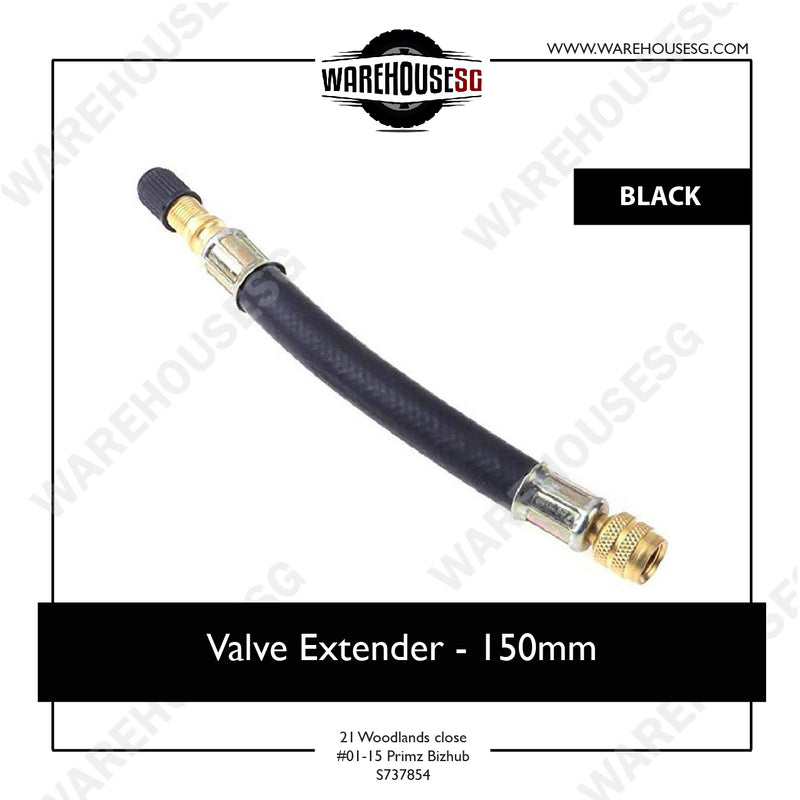 Valve Extender  - Black / Silver