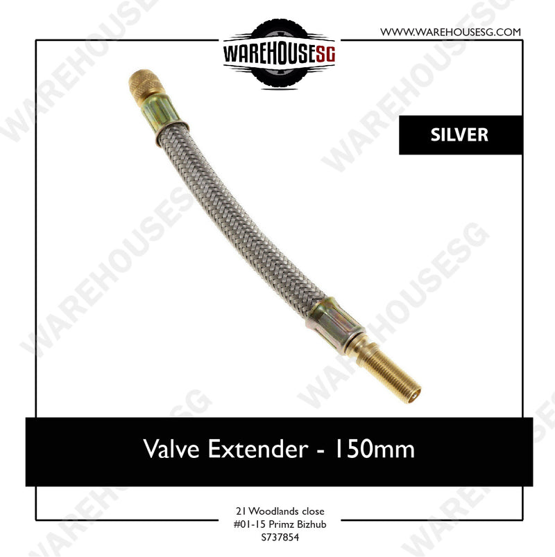 Valve Extender  - Black / Silver