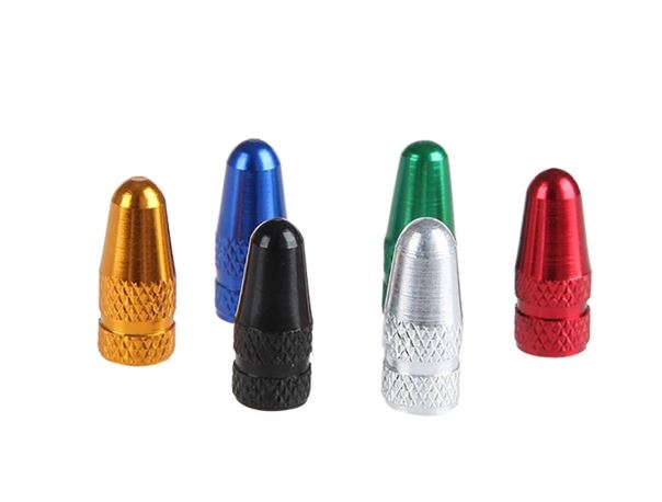 Aluminum Alloy Road MTB Track Racing Bike Tube Tyre Bicycle Tire Wheel FV French Valve cap Presta AIR Valve Caps