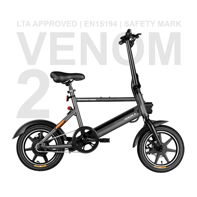 Venom 2 PAB E-bike | LTA approved Electric Bicycle