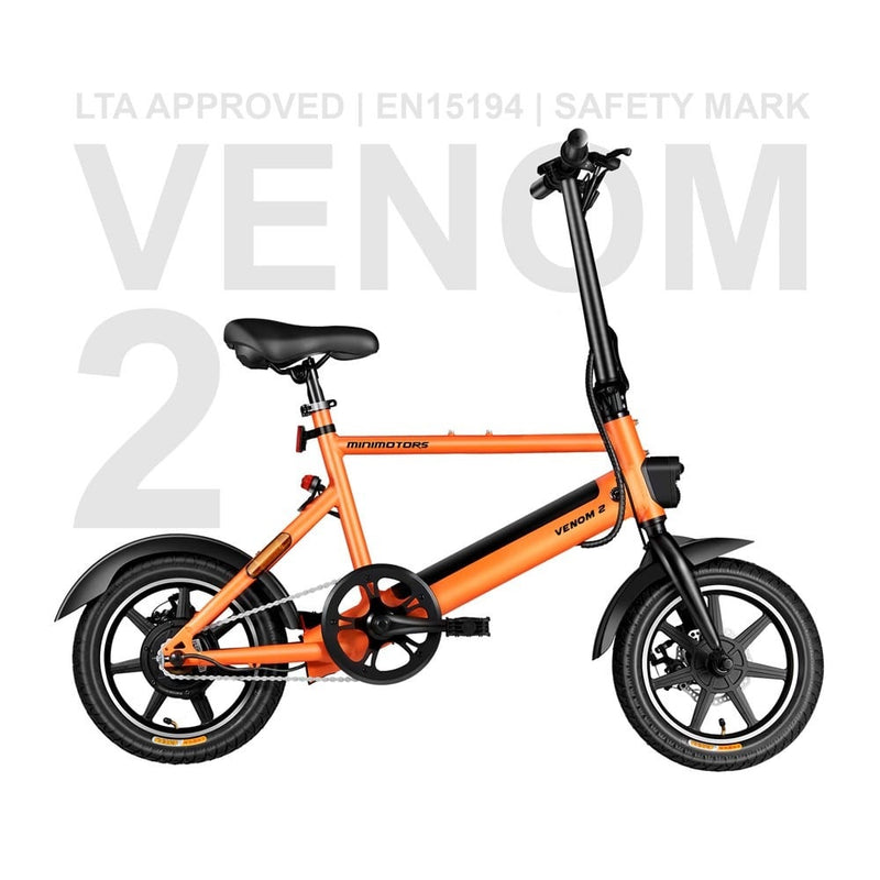 Venom 2 PAB E-bike | LTA approved Electric Bicycle