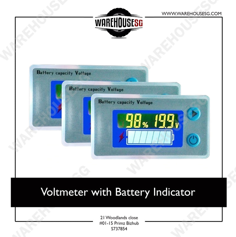 Voltmeter with Battery Indicator