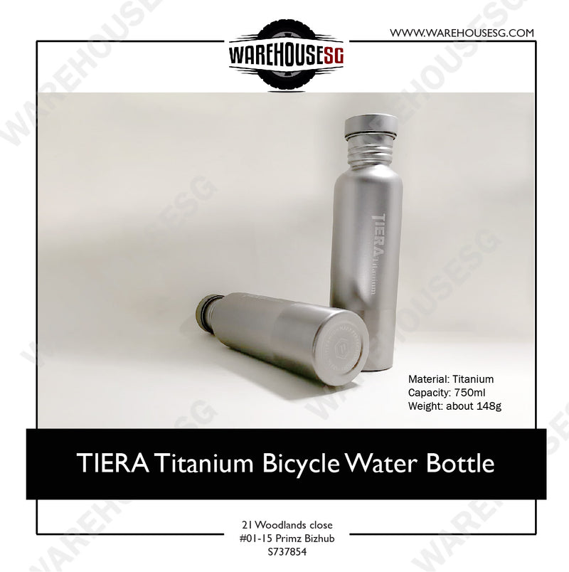 TIERA Titanium Bicycle Water Bottle