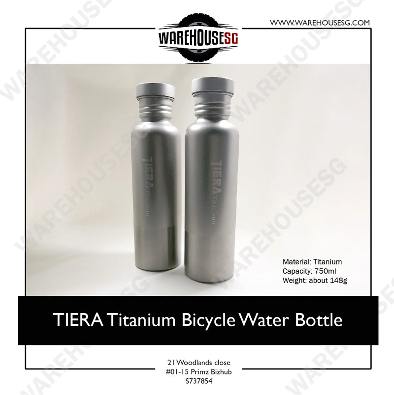 TIERA Titanium Bicycle Water Bottle