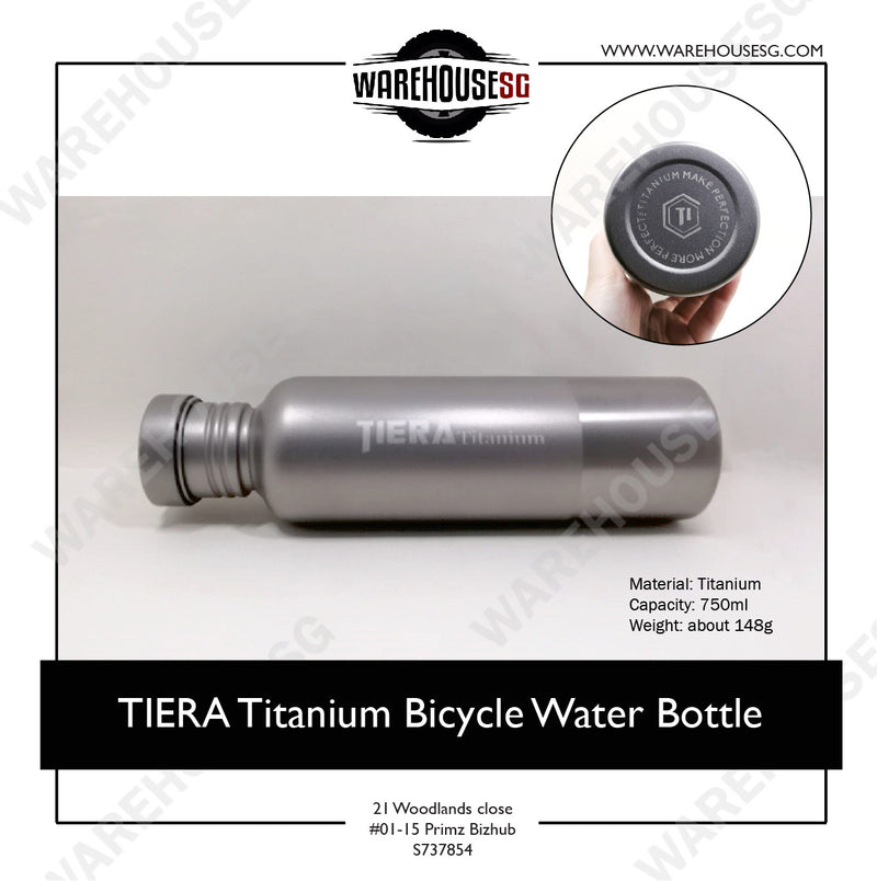 TIERA Titanium Bicycle Water Bottle