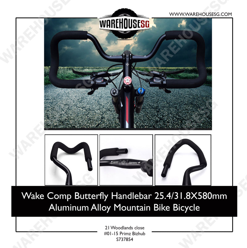 Wake Comp Butterfly Handlebar 31.8mm x 580mm