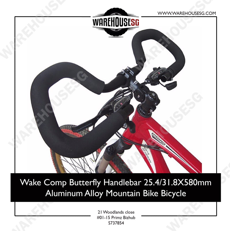 Wake Comp Butterfly Handlebar 31.8mm x 580mm