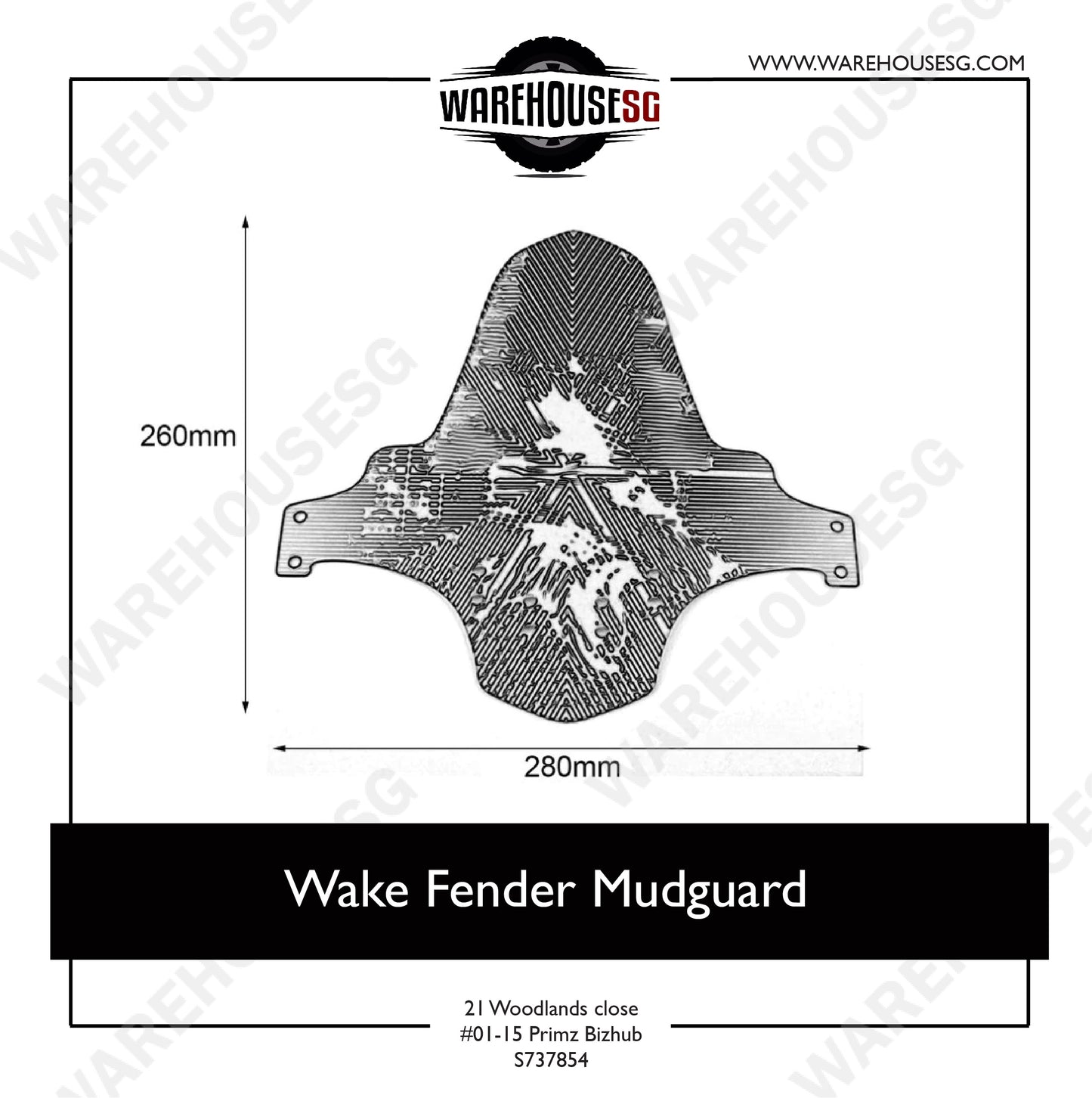 Wake Fender Mudguard
