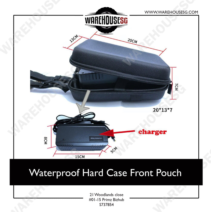Waterproof Hard Case Front Pouch for Electric Scooter