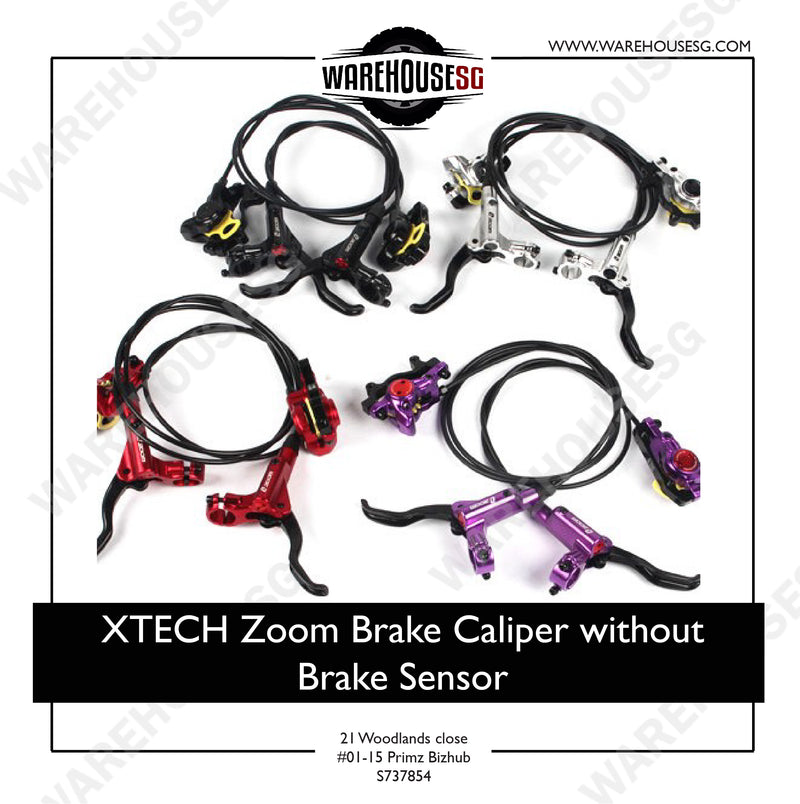 Zoom Hydraulic Brake Calipers without Brake Sensor