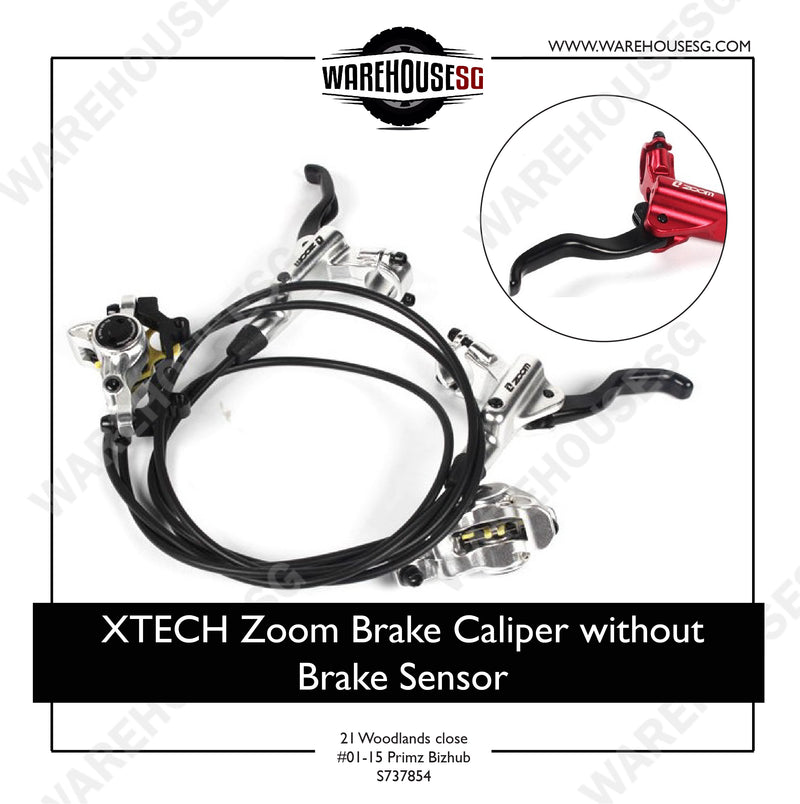 Zoom Hydraulic Brake Calipers without Brake Sensor