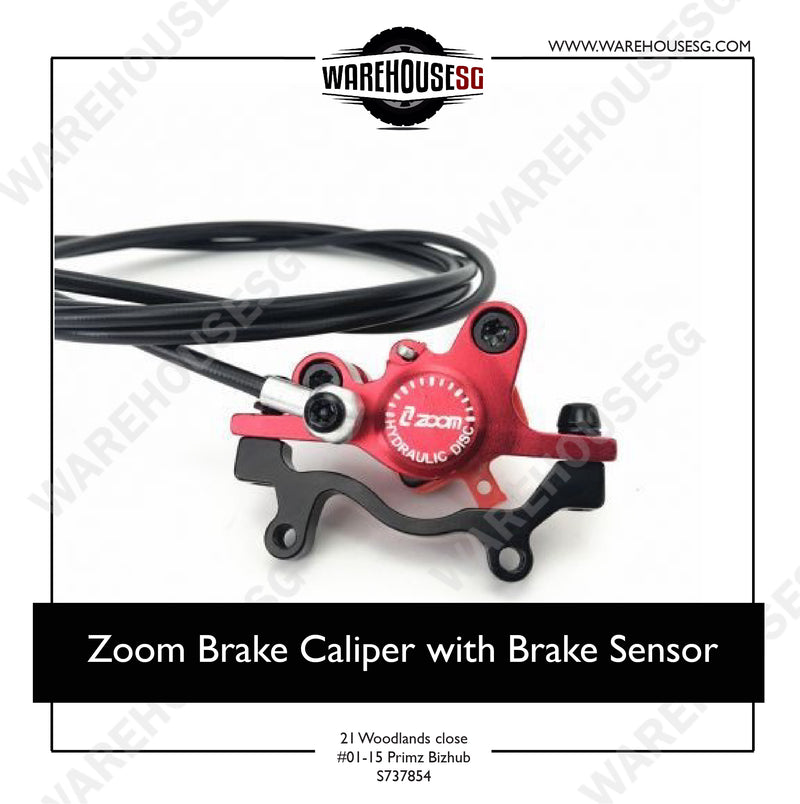Zoom Hydraulic Brake Caliper with Brake Sensor