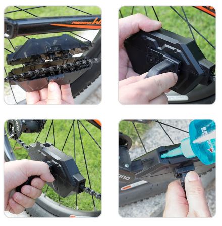 Bicycle Chain Cleaner V2 Black | Premium Bike Chain Washer