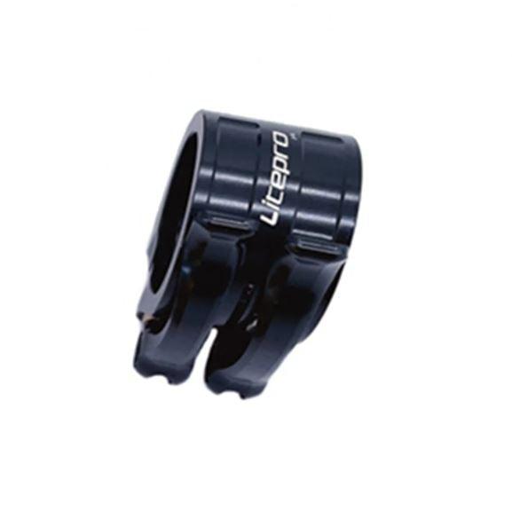 Litepro Seat Tube Clip Double-layer Adjustment Buckle Titanium Shaft QR Seatpost Bundle Seat Rod Clamp For Birdy Bicycle