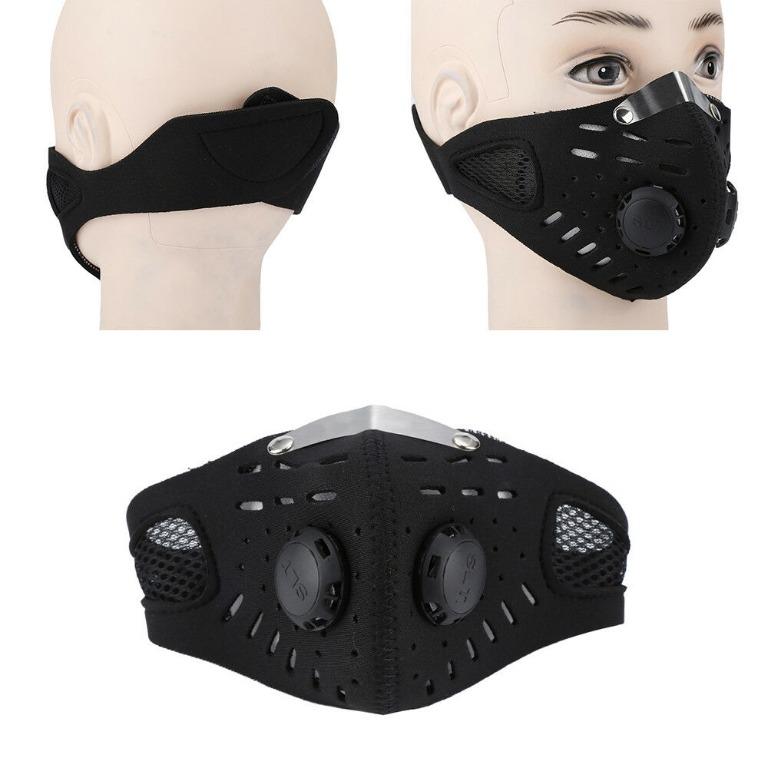 Anti Dust Activated Carbon Filter Half Face Cycling Masks