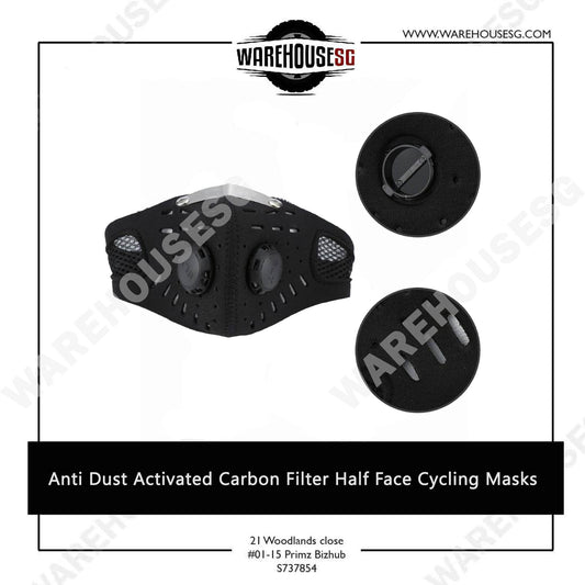 Anti Dust Activated Carbon Filter Half Face Cycling Masks