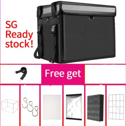 Waterproof Food Thermal Bag 30L/48L/62L/80L Magnetic Delivery Box for Food Delivery Riders Free Accessories