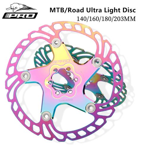 IIIPRO colorful floating disc road bike / mountain bike 180 / 203mm six-nail disc brake rotor brand new original
