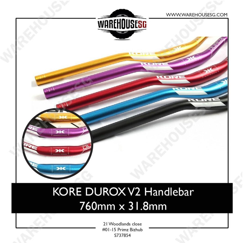 KORE DUROX V2 Handlebar 760mm x 31.8mm Fiido/DYU/TEMPO/MAXIMALSG