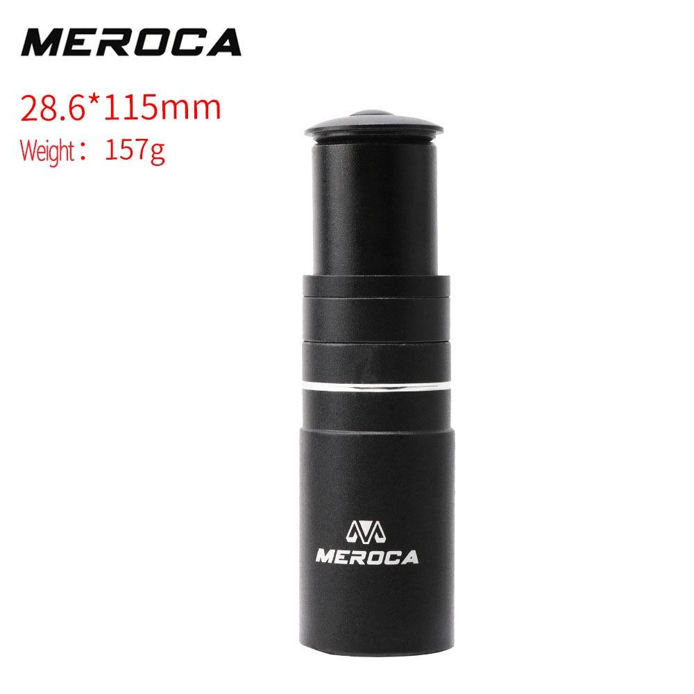 MEROCA Aluminium Alloy Bike Stem Fork Stem Extender For E bike Scooter