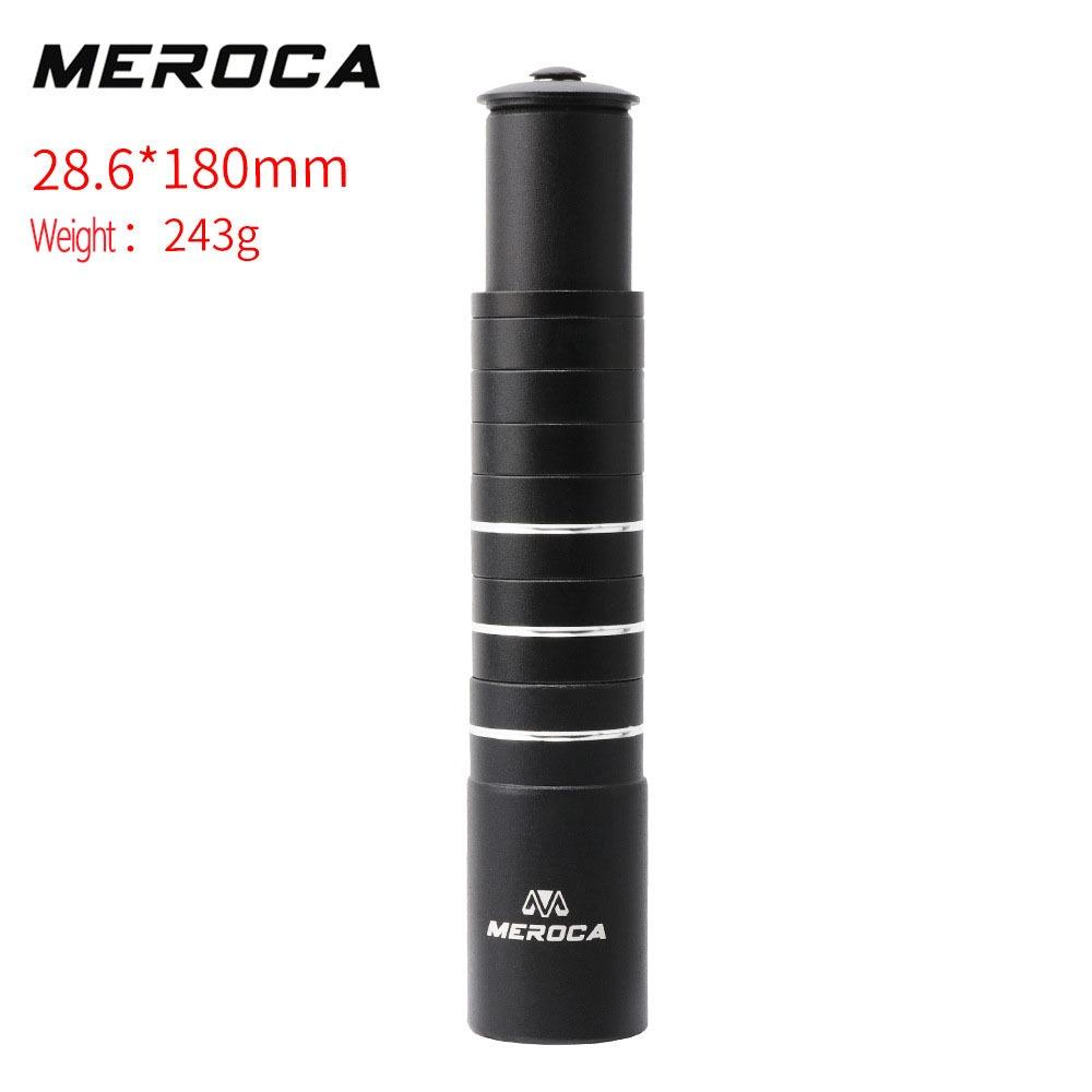MEROCA Aluminium Alloy Bike Stem Fork Stem Extender For E bike Scooter