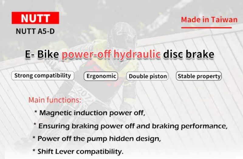 NUTT Hydraulic E-Brakes A5-D with brake sensor